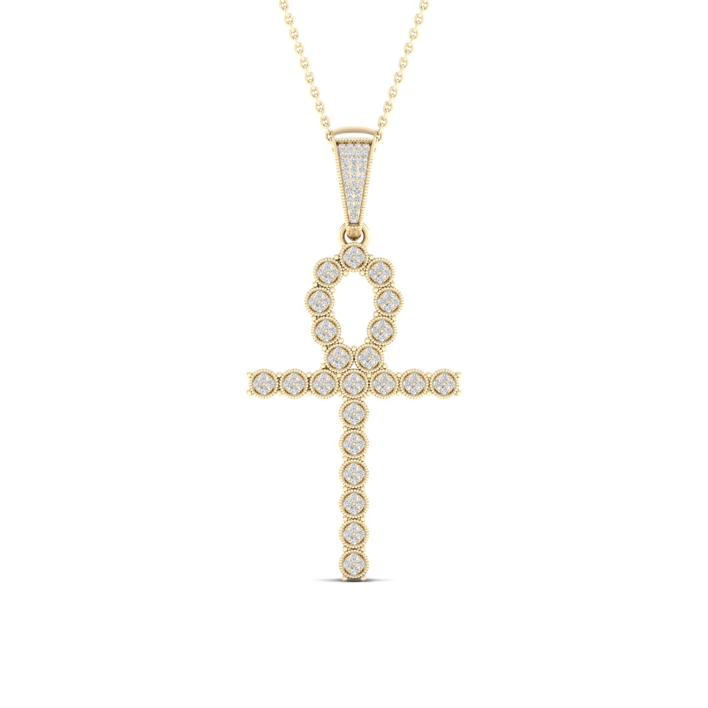 58223_1.jpg 10K 0.38CT Diamond Pendant - Image 1