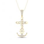10K 0.40CT Diamond Pendant