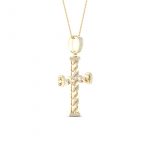 10K 0.40CT Diamond Pendant - Image 2