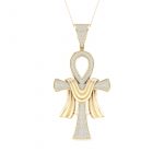 10K 0.80CT Diamond Pendant