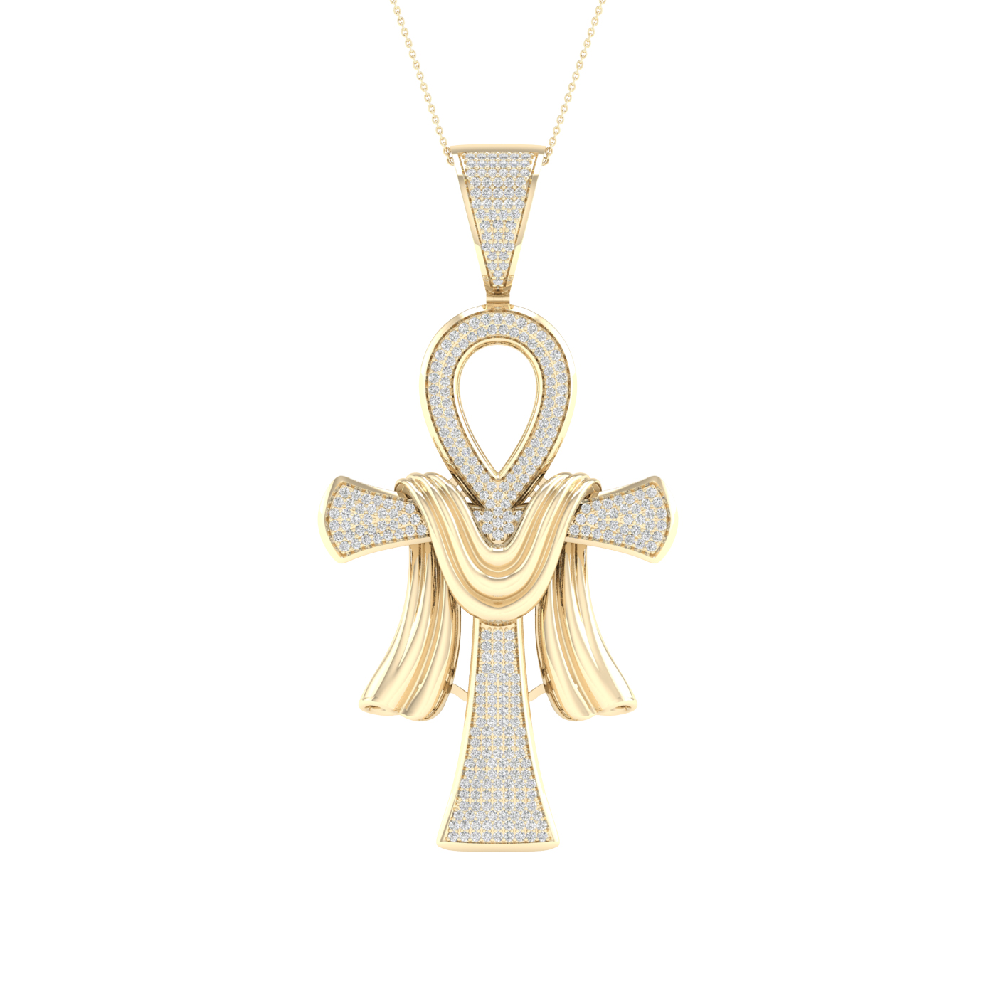 58287_1.jpg 10K 0.80CT Diamond Pendant - Image 1