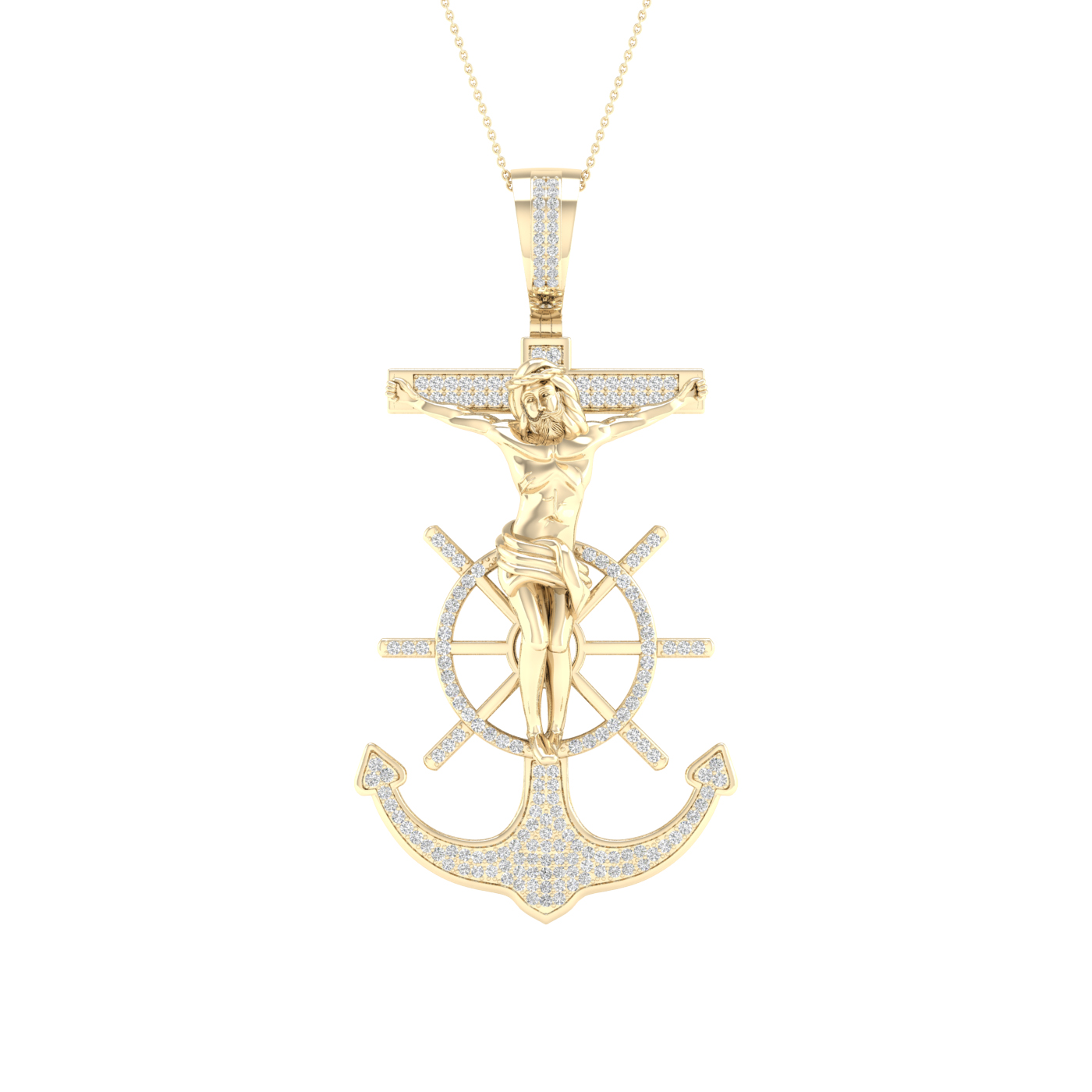 58296_1.jpg 10K 0.50CT Diamond Pendant - Image 1