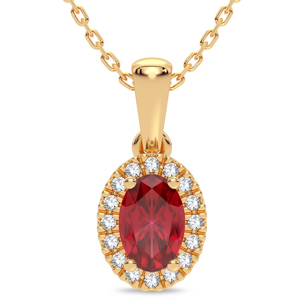 58950_1.jpg 14K 0.05CT Diamond Pendant - Image 1