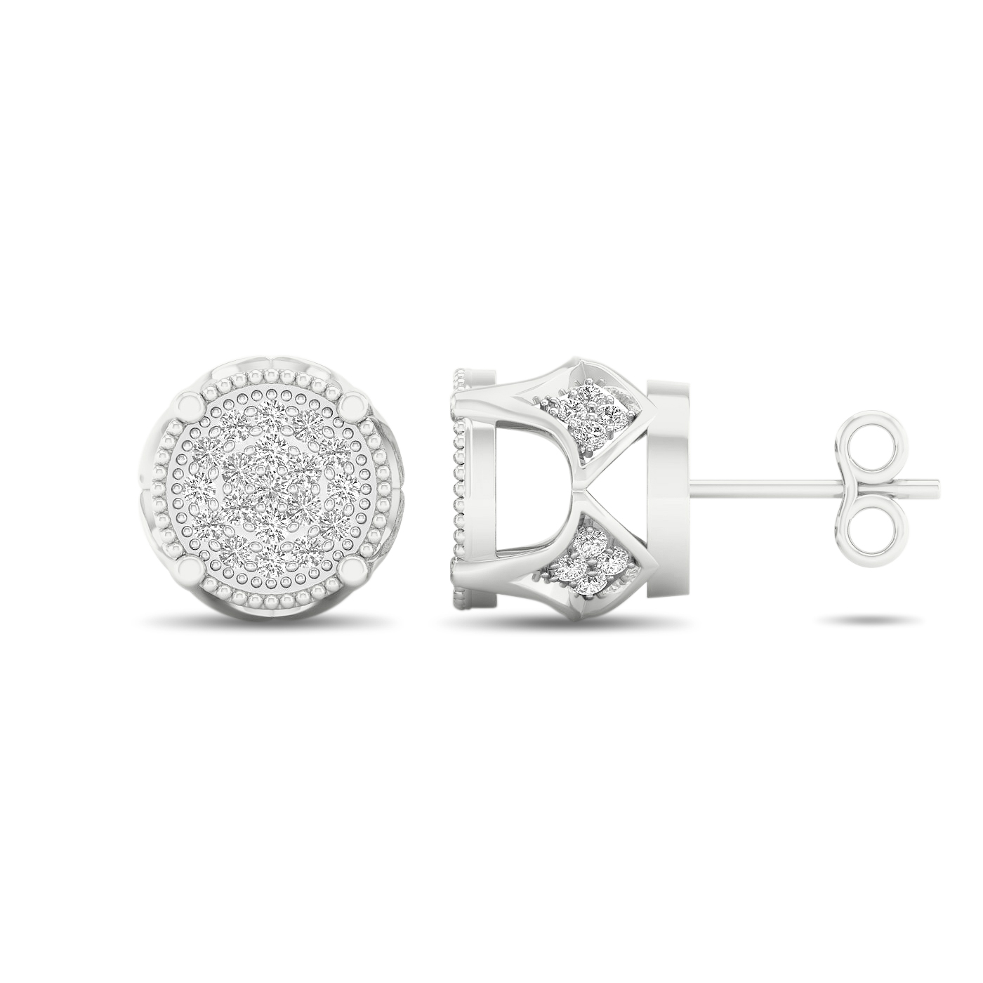 59146.jpg 10K 0.20CT Diamond Earring - Image 1