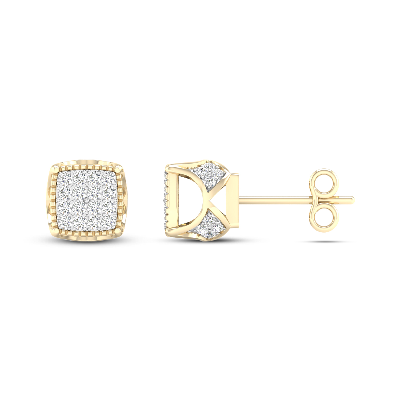 59167.jpg 10K 0.15CT Diamond Earring - Image 1