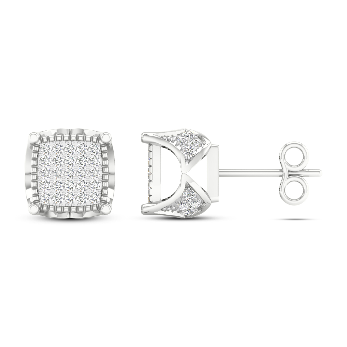 59168.jpg 10K 0.20CT Diamond Earring - Image 1