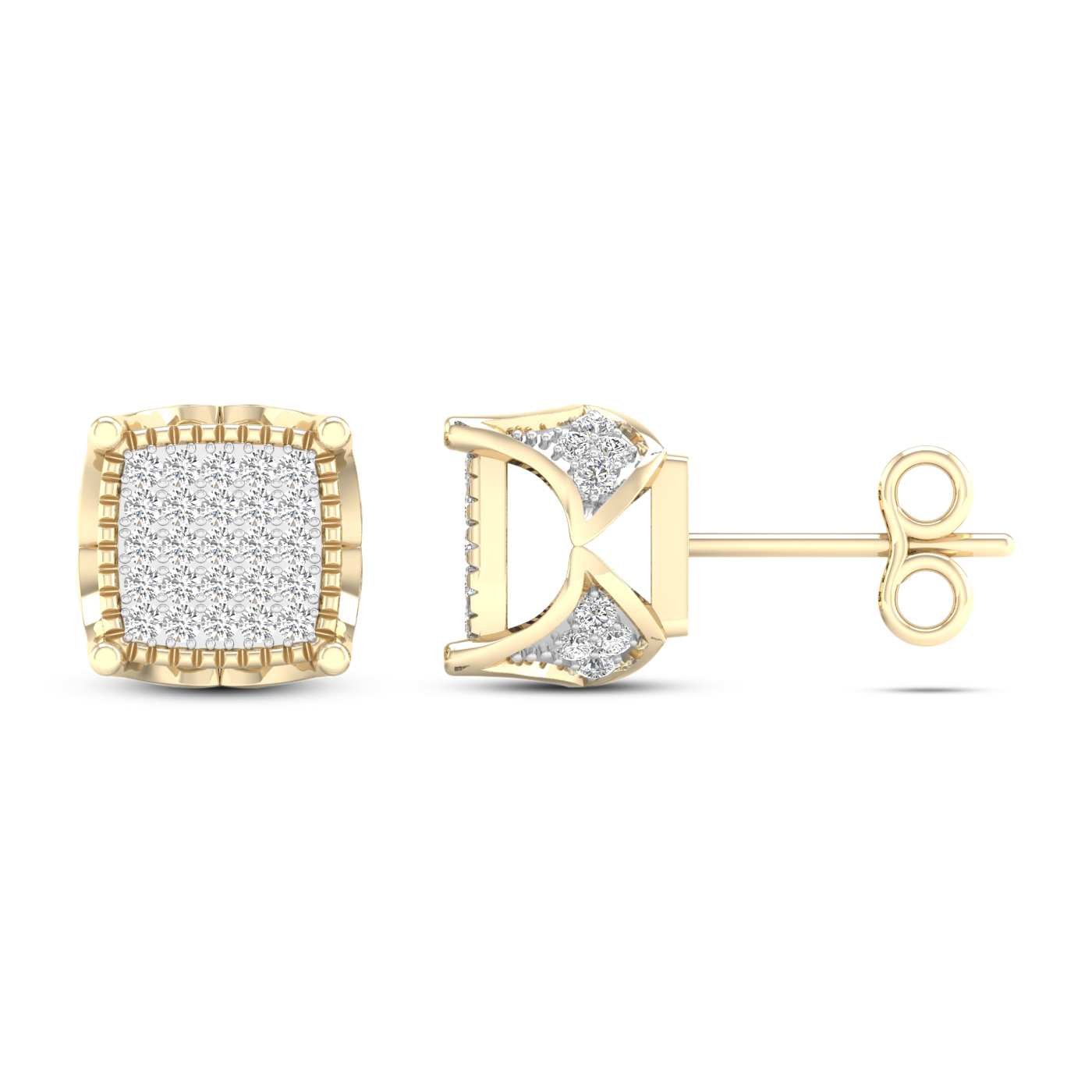 59169.jpg 10K 0.20CT Diamond Earring - Image 1