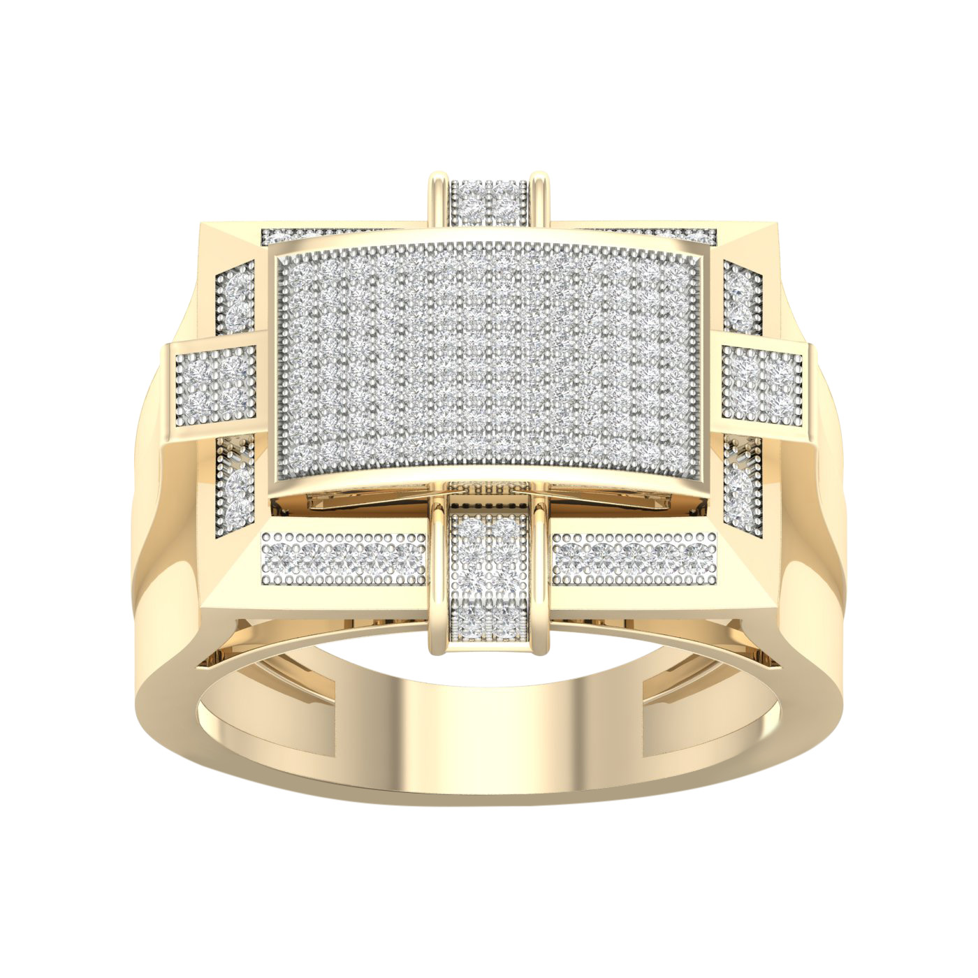 59237_1.jpg 10K 0.50ct Diamond Mens Ring - Image 1
