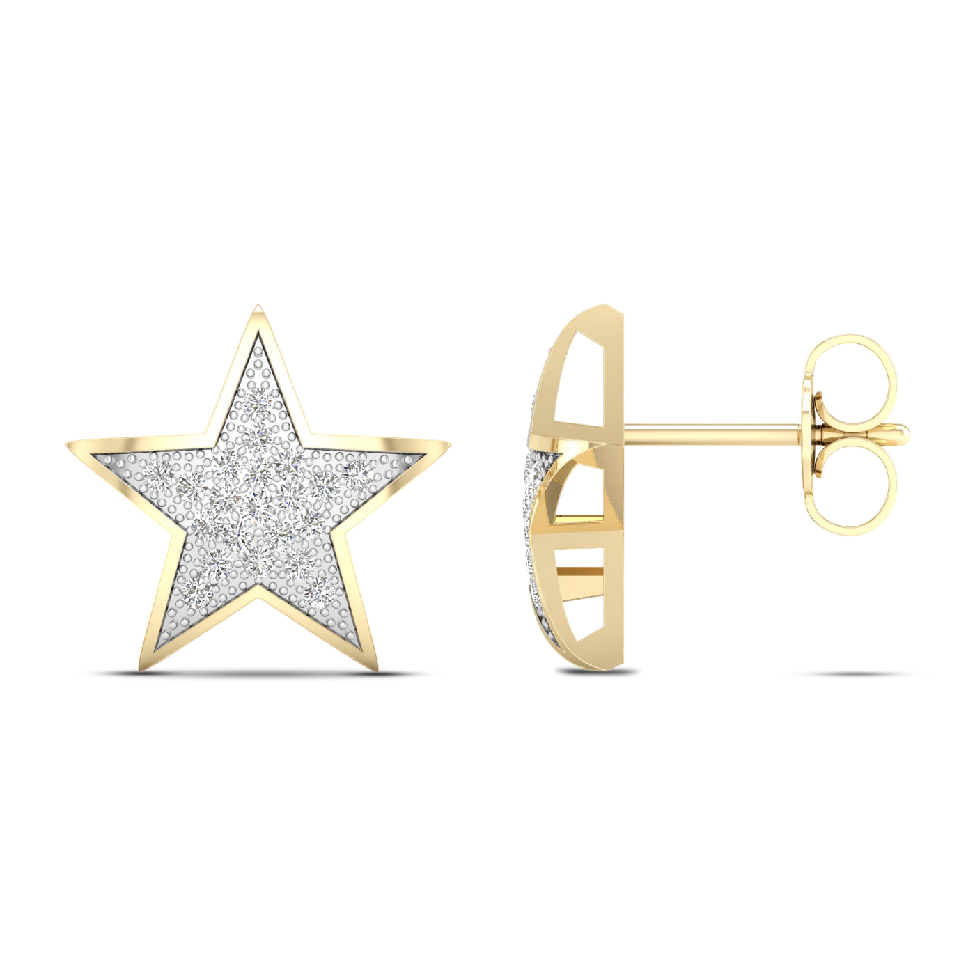 59471.jpg 10K 0.10CT Diamond Earring - Image 1