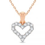 14K 0.25CT Diamond Pendant