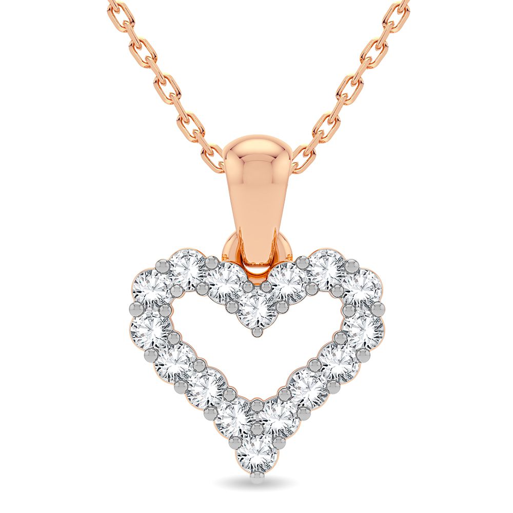 59641_1.jpg 14K 0.25CT Diamond Pendant - Image 1