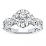 14K  1.00ct Diamond Engagement Ring