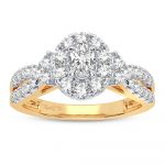 14K  1.00ct Diamond Engagement Ring