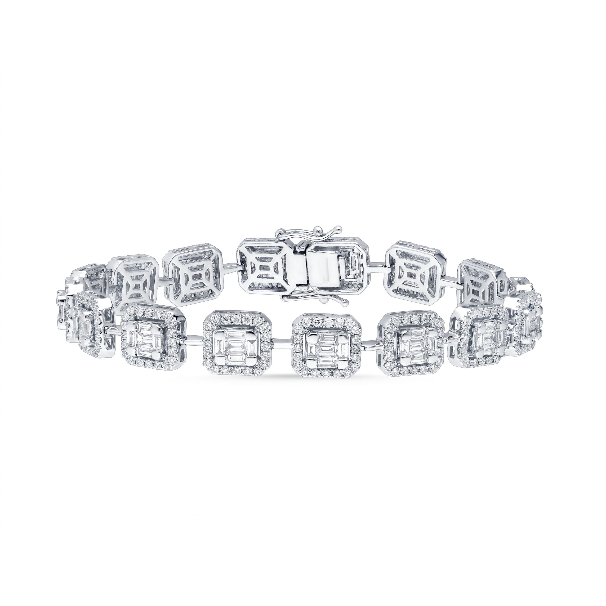 61254_1.jpg 14K 4.50ct Diamond Bracelet - Image 1
