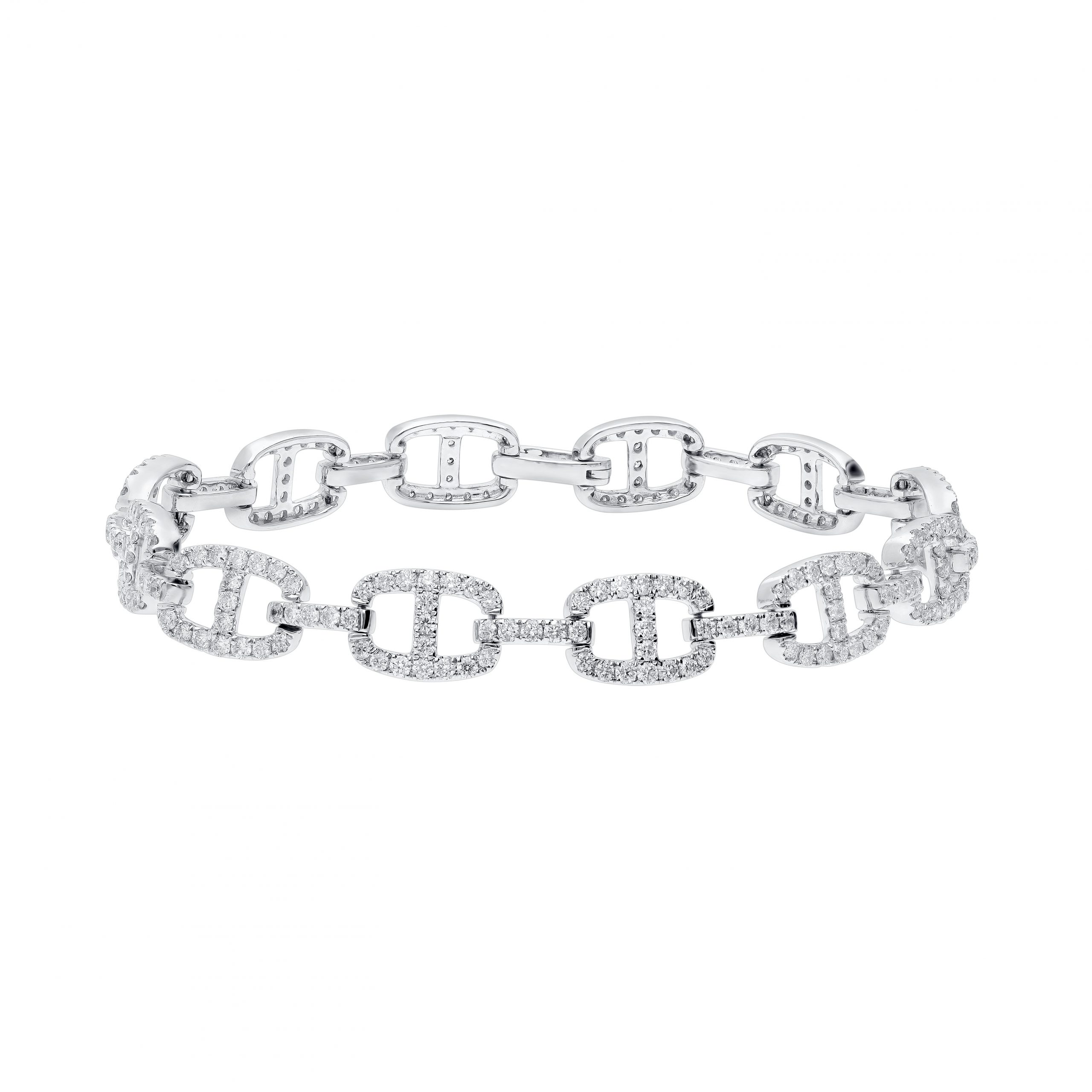 61256_1.jpg 14K 3.13ct Diamond Bracelet - Image 1