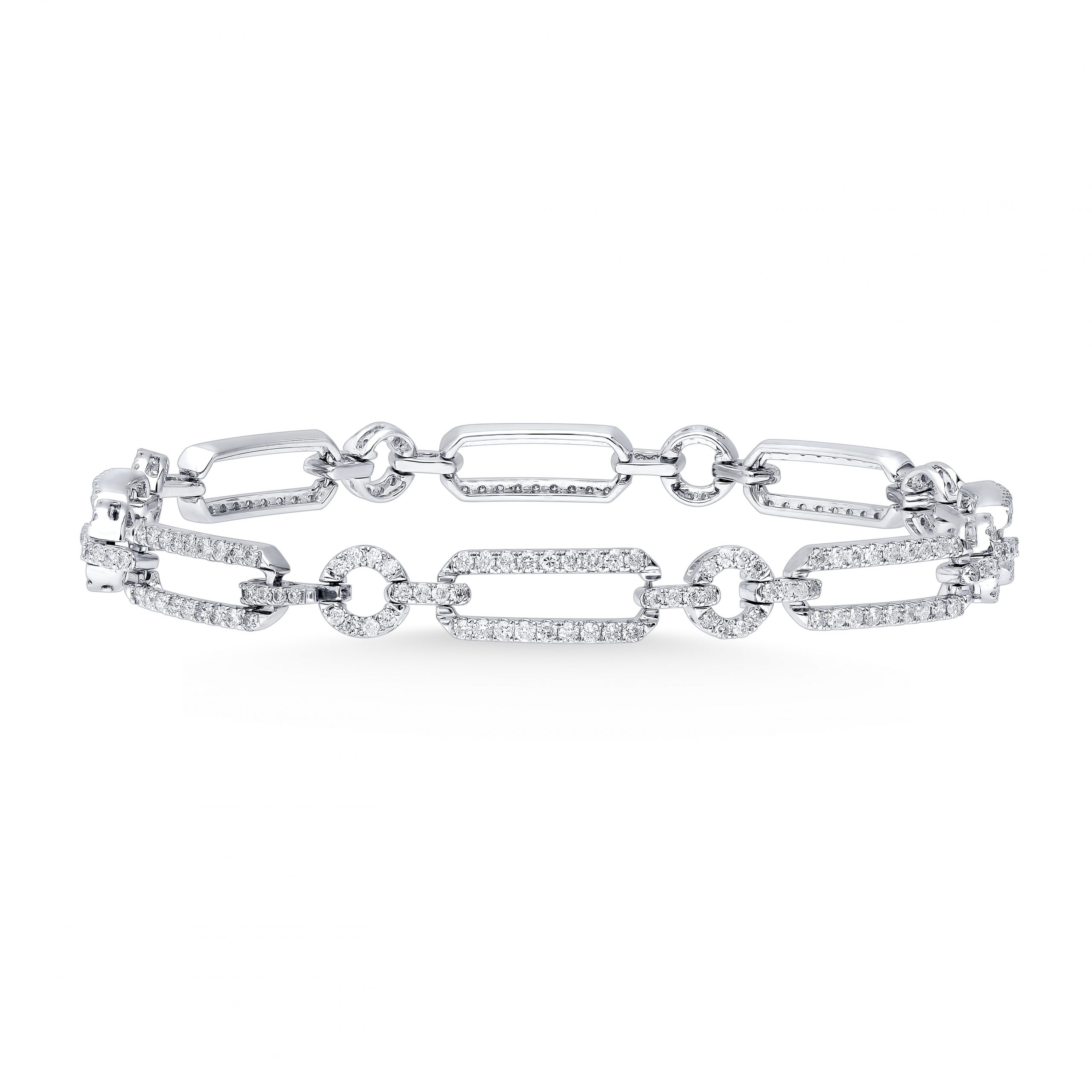 61258_1.jpg 14K 2.10ct Diamond Bracelet - Image 1