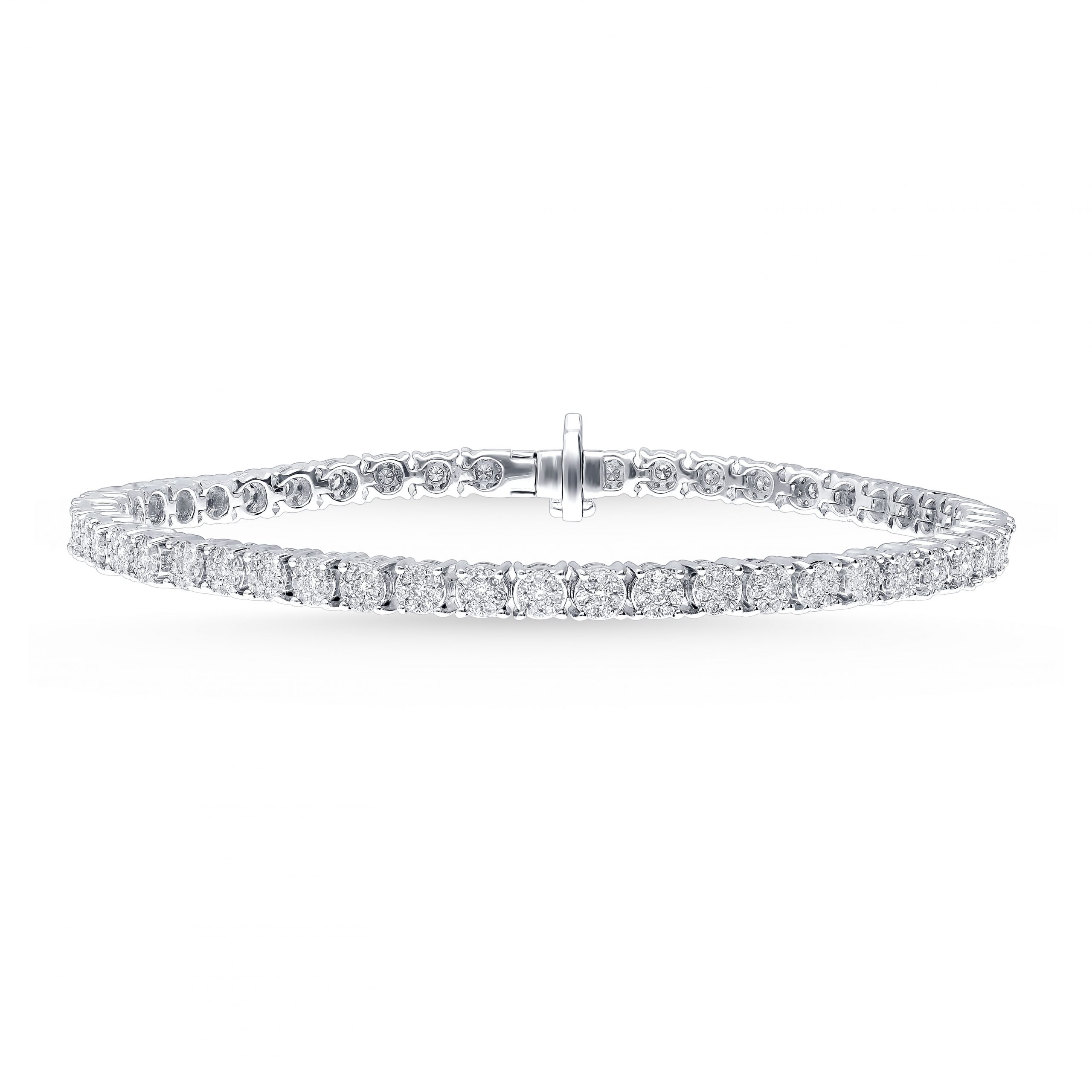 61261_1.jpg 14K 1.61ct Diamond Bracelet - Image 1