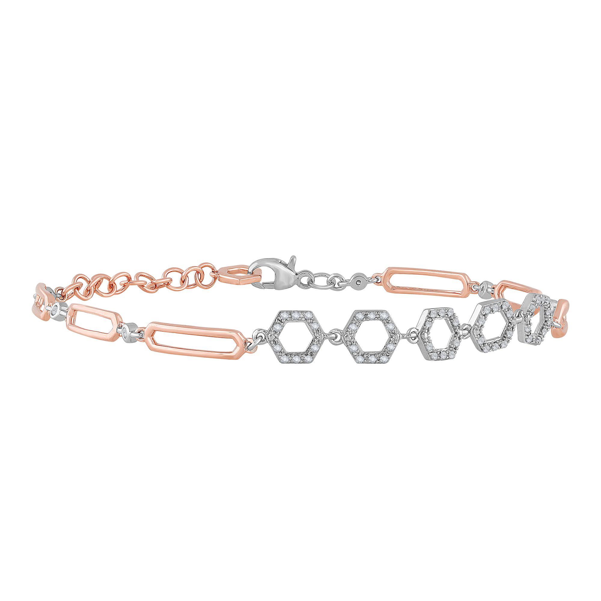 61293_1.jpg 10K 0.25ct Diamond Bracelet - Image 1