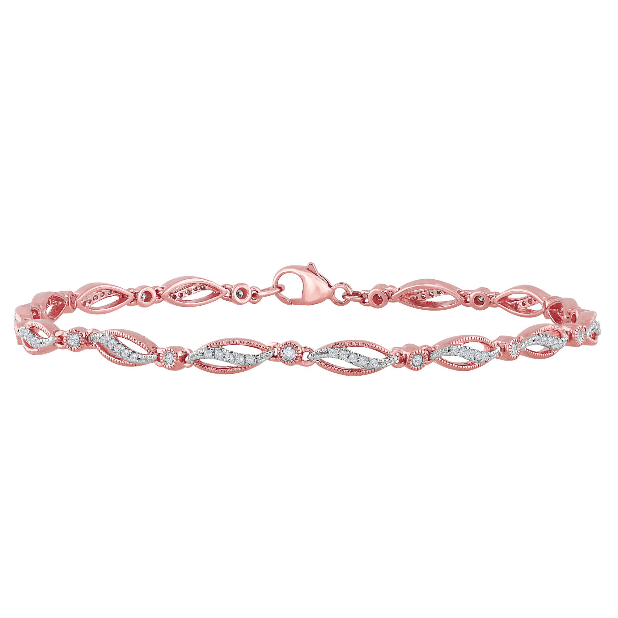 61295_1.jpg 10K 0.33ct Diamond Bracelet - Image 1