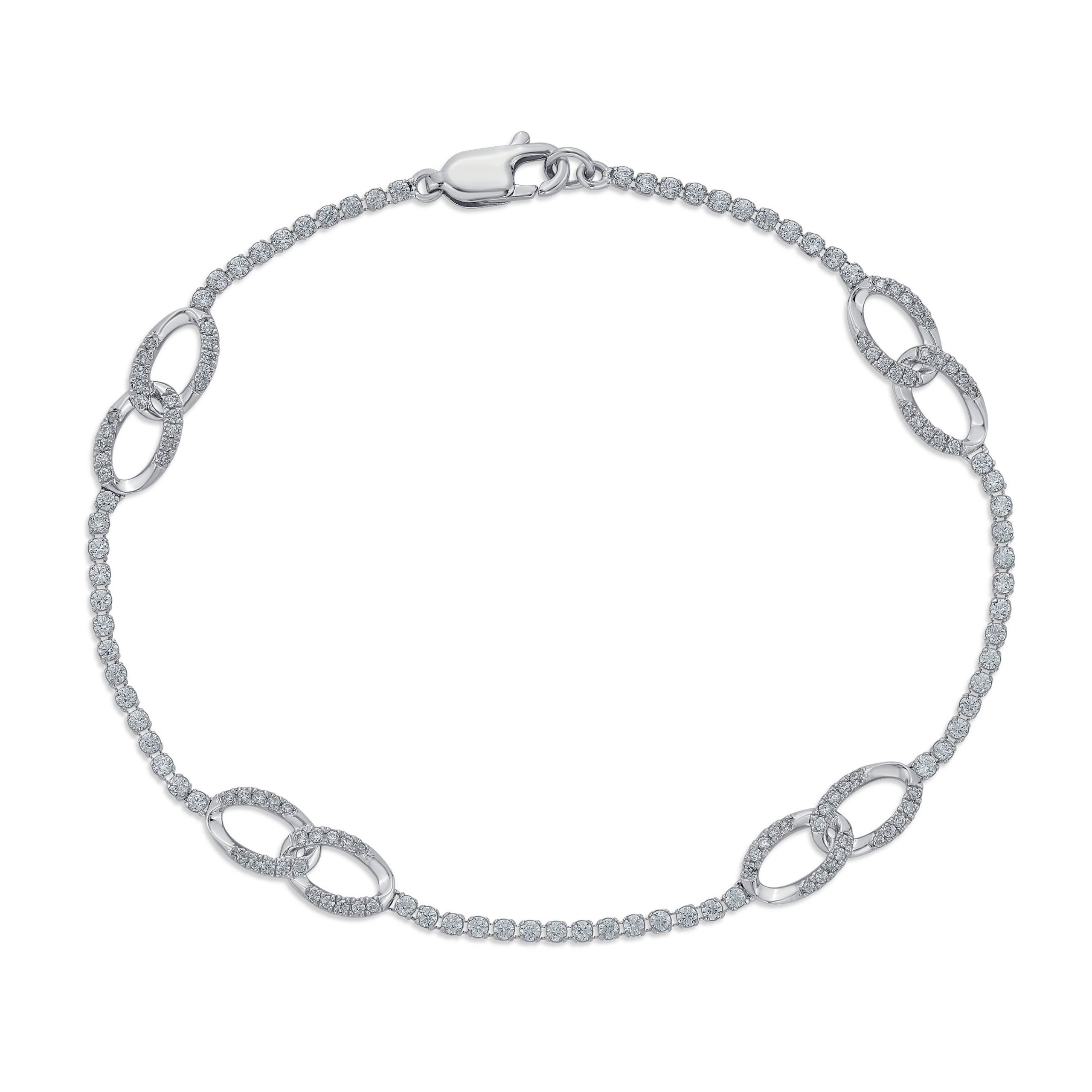 61301_1.jpg 10K 1.00ct Diamond Bracelet - Image 1