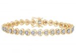10K 0.50ct Diamond Bracelet