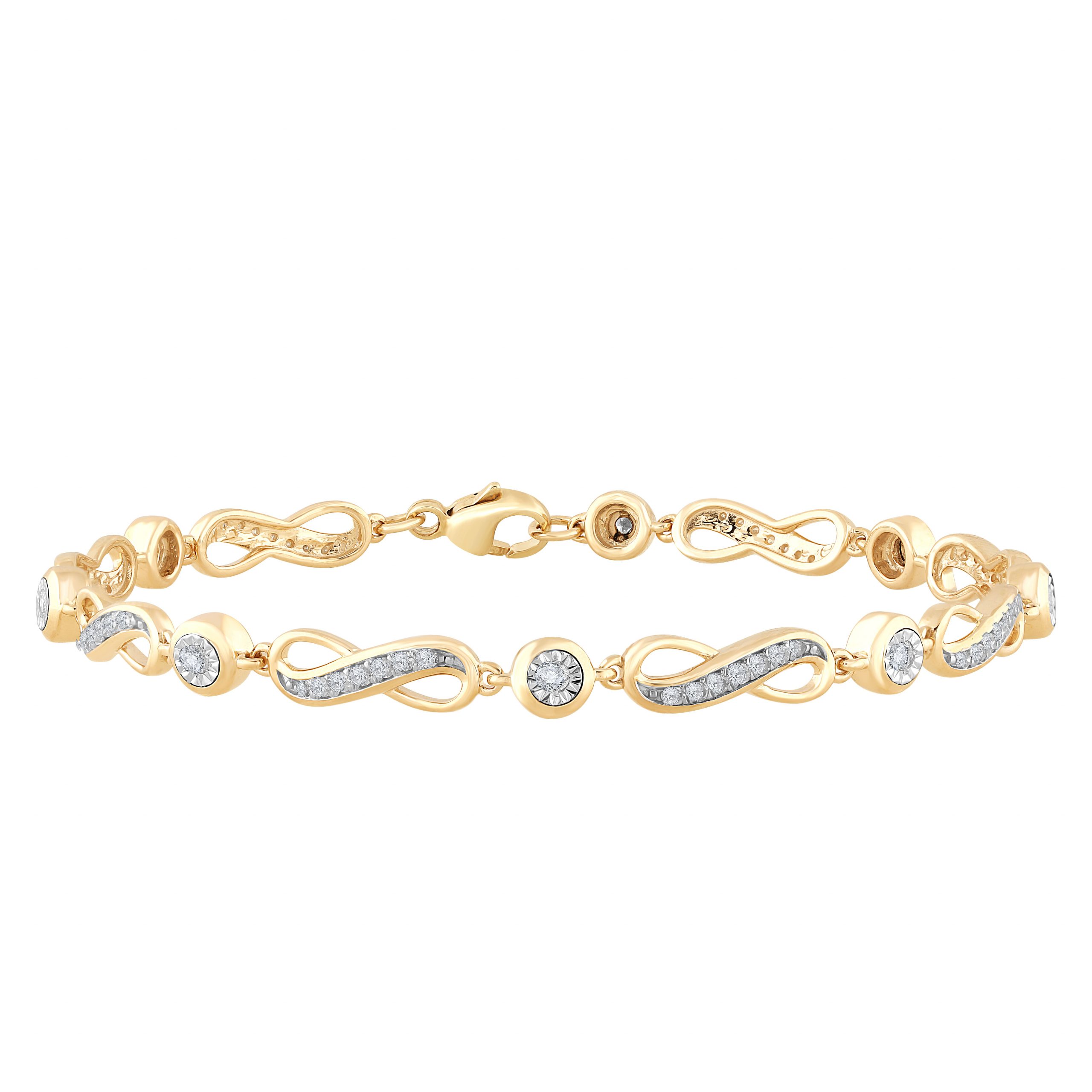 61310_1.jpg 10K 0.50ct Diamond Bracelet - Image 1