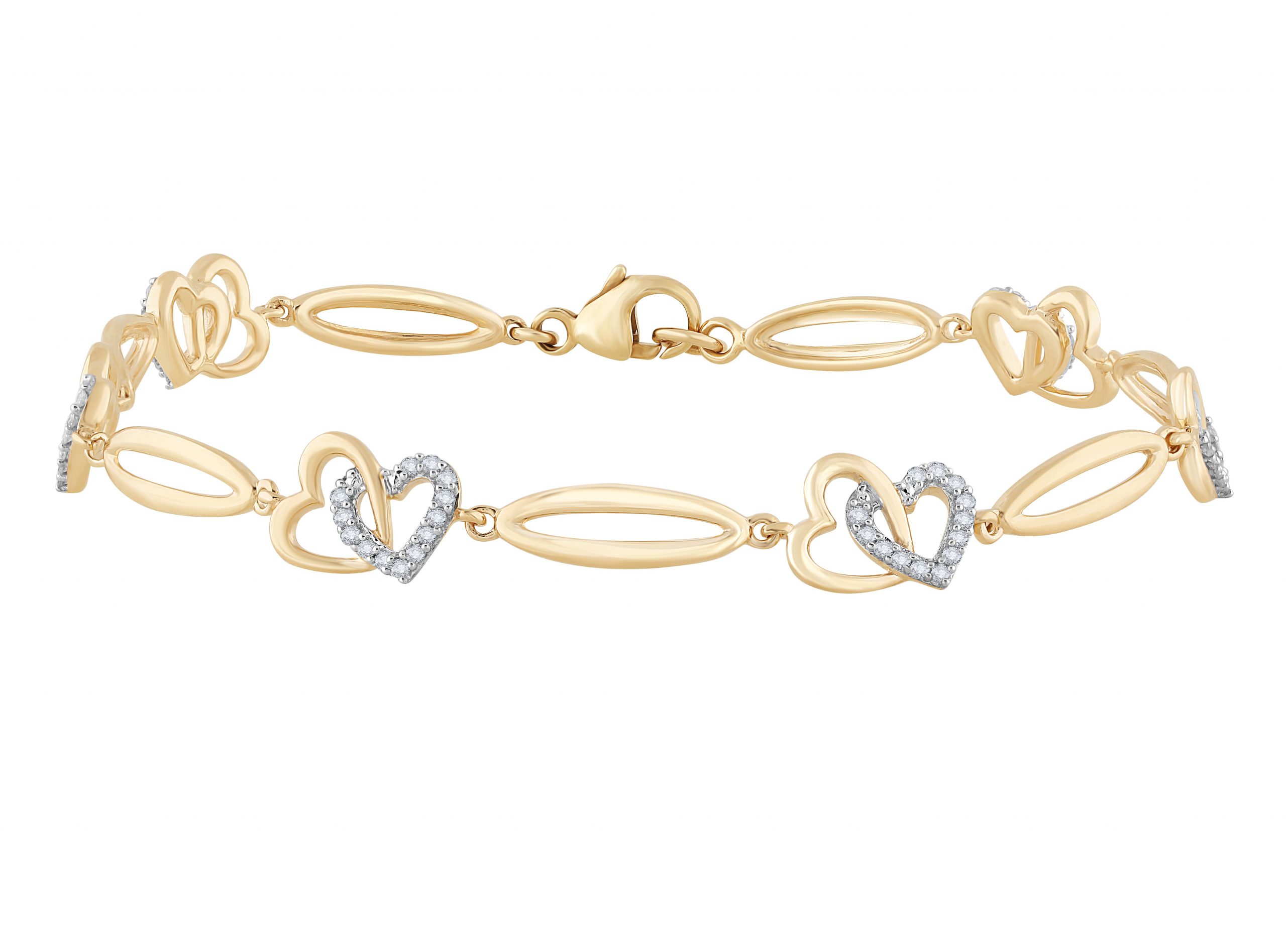 61316_1.jpg 10K 0.25ct Diamond Bracelet - Image 1