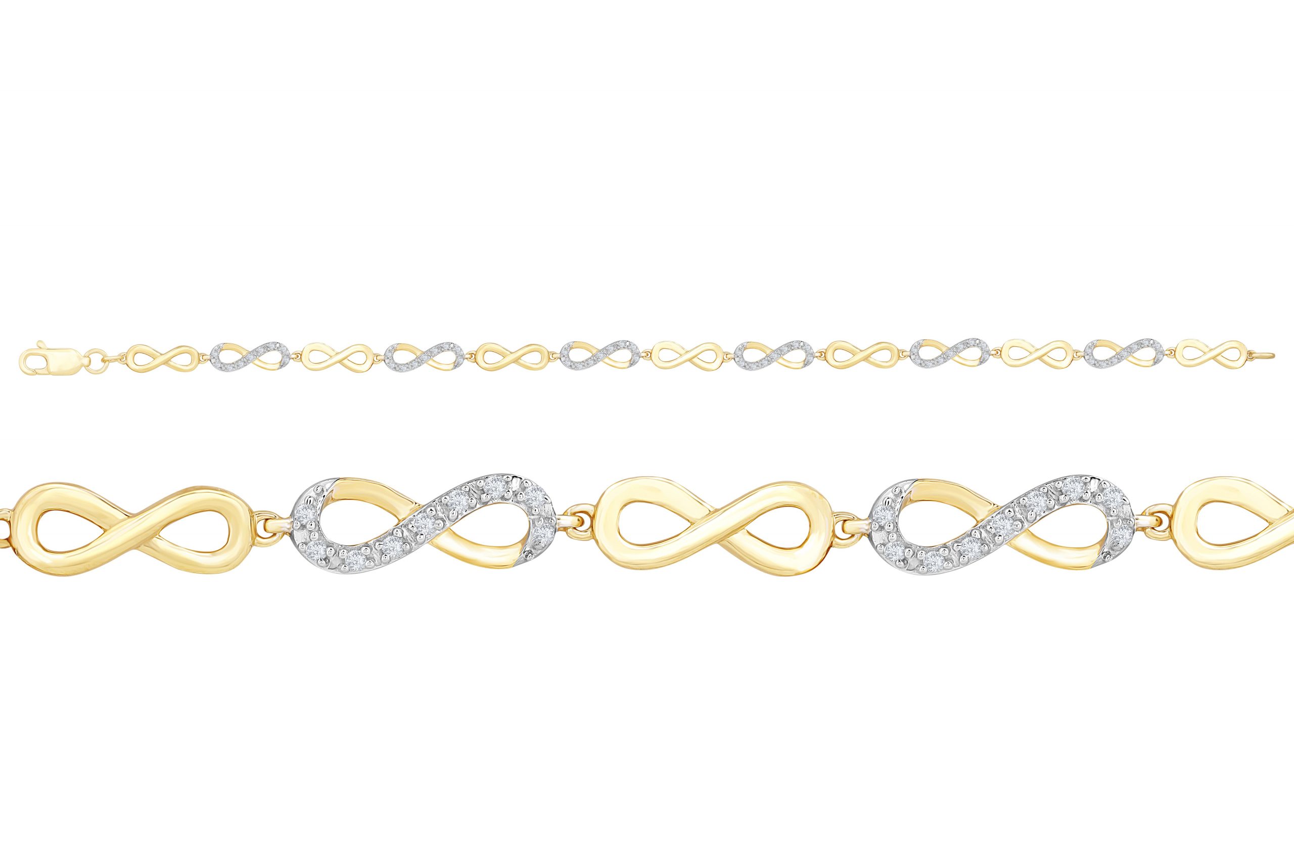 61317_1.jpg 10K 0.25ct Diamond Bracelet - Image 1