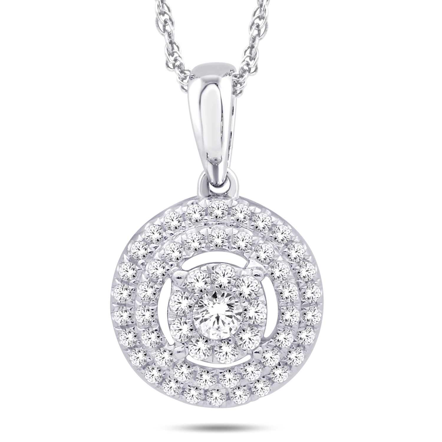 P5495.jpg 10KTGOLD 0.40CTW PENDANT - Image 1