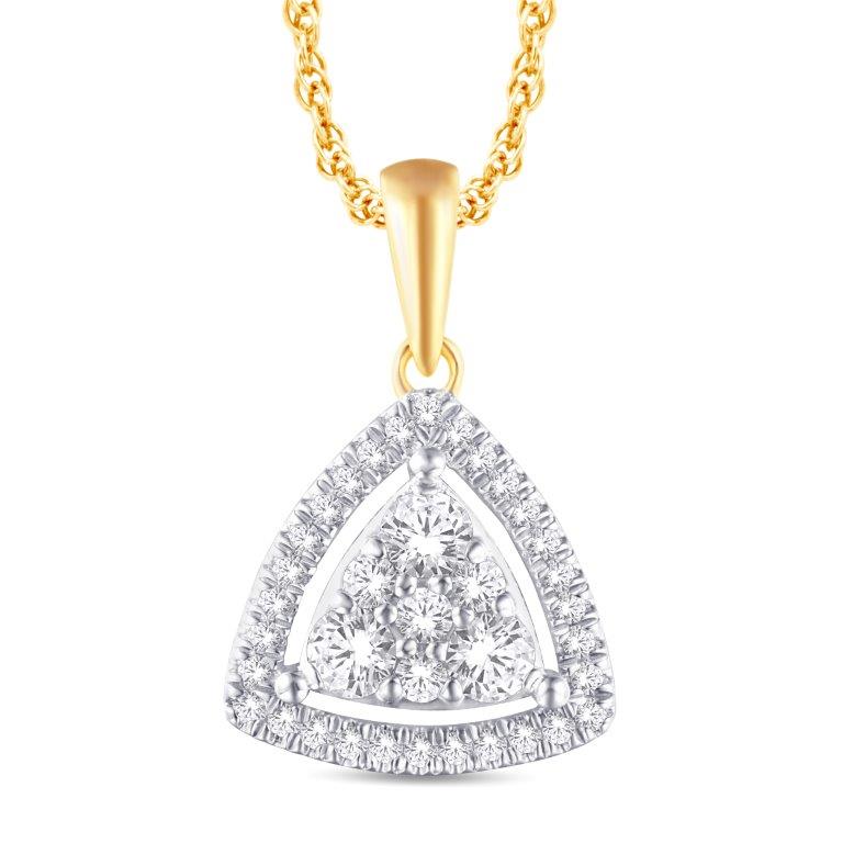 P6085.jpg 10KT-0.25CTW PENDANT - Image 1