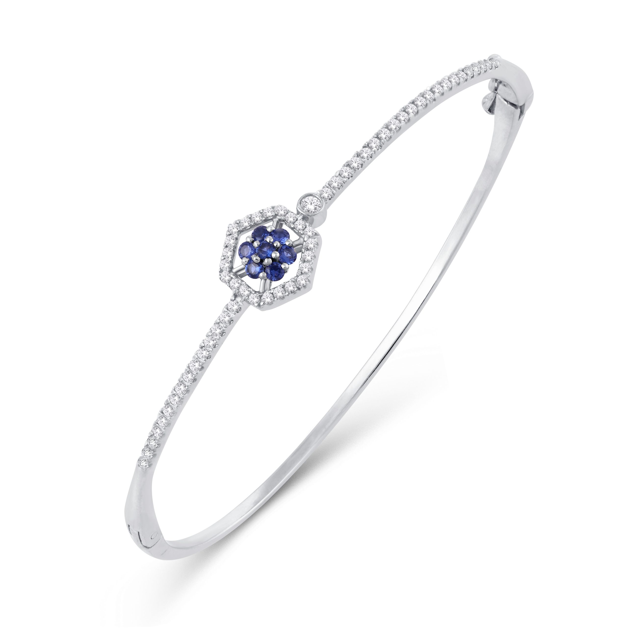 TBG0351.jpg 14KT-0.75CTW BANGLE - Image 1