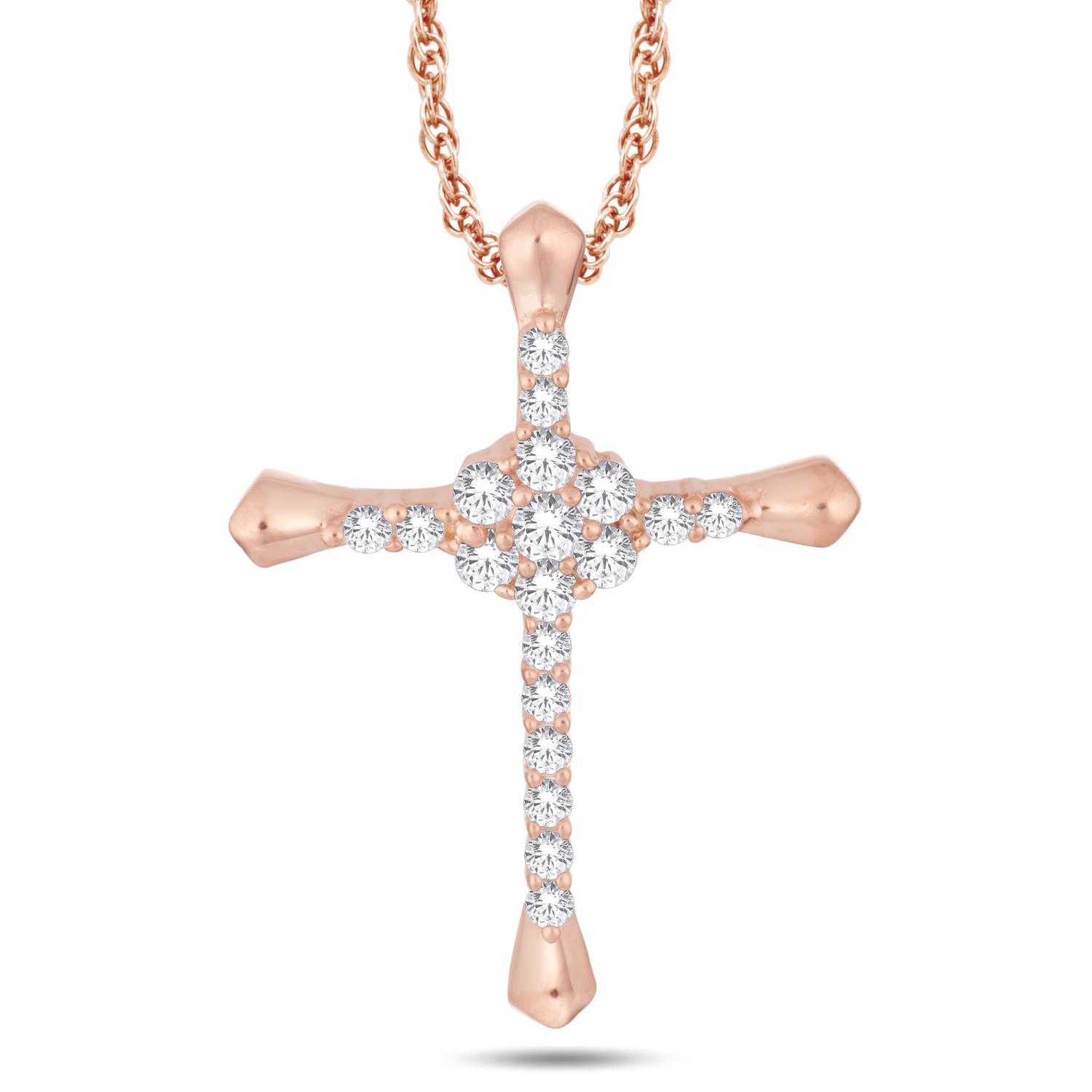 TP2081-1.jpg 10KT-0.15CTW PENDANT - Image 1