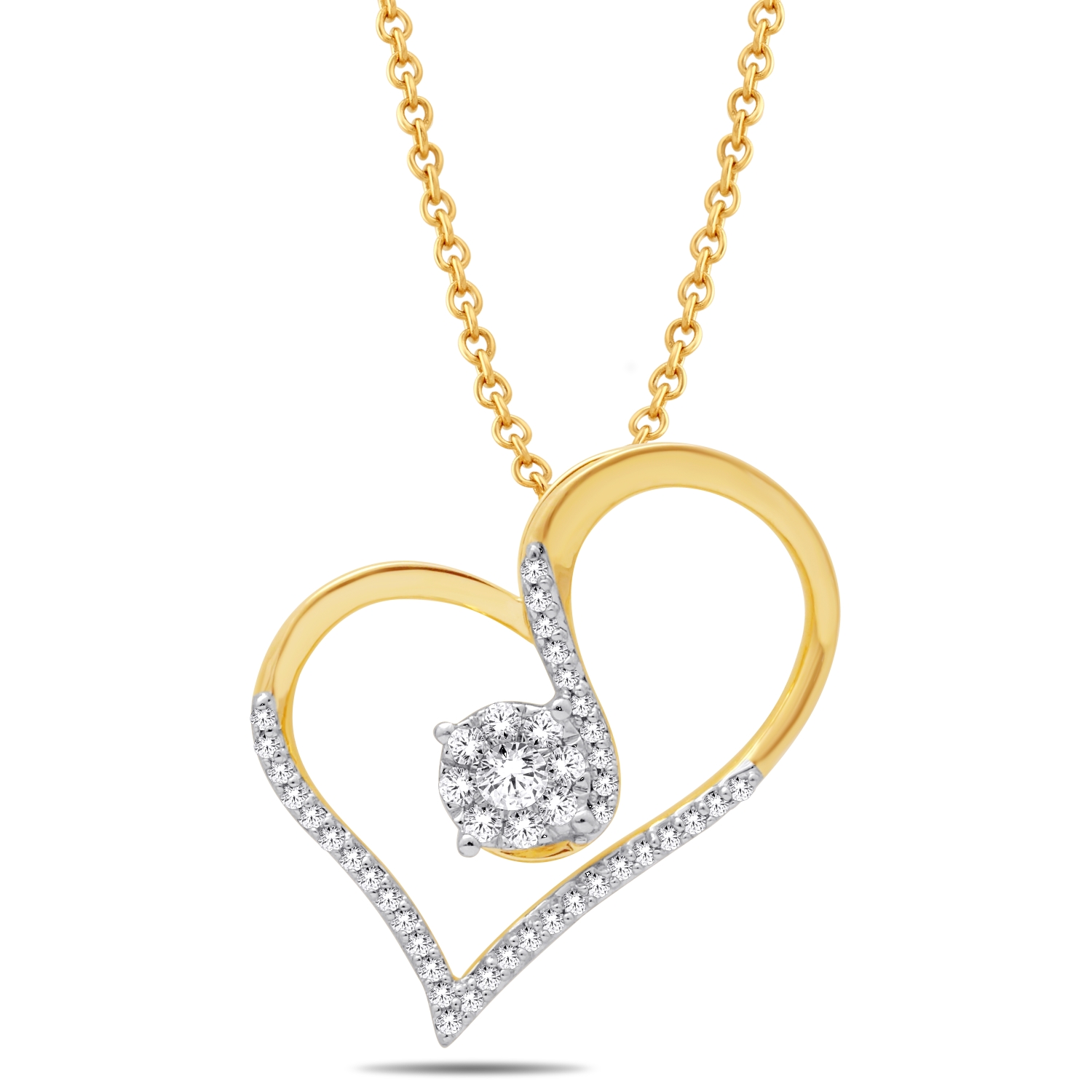 UDP0083.jpg 10KTGOLD 0.20CTW PENDANT - Image 1