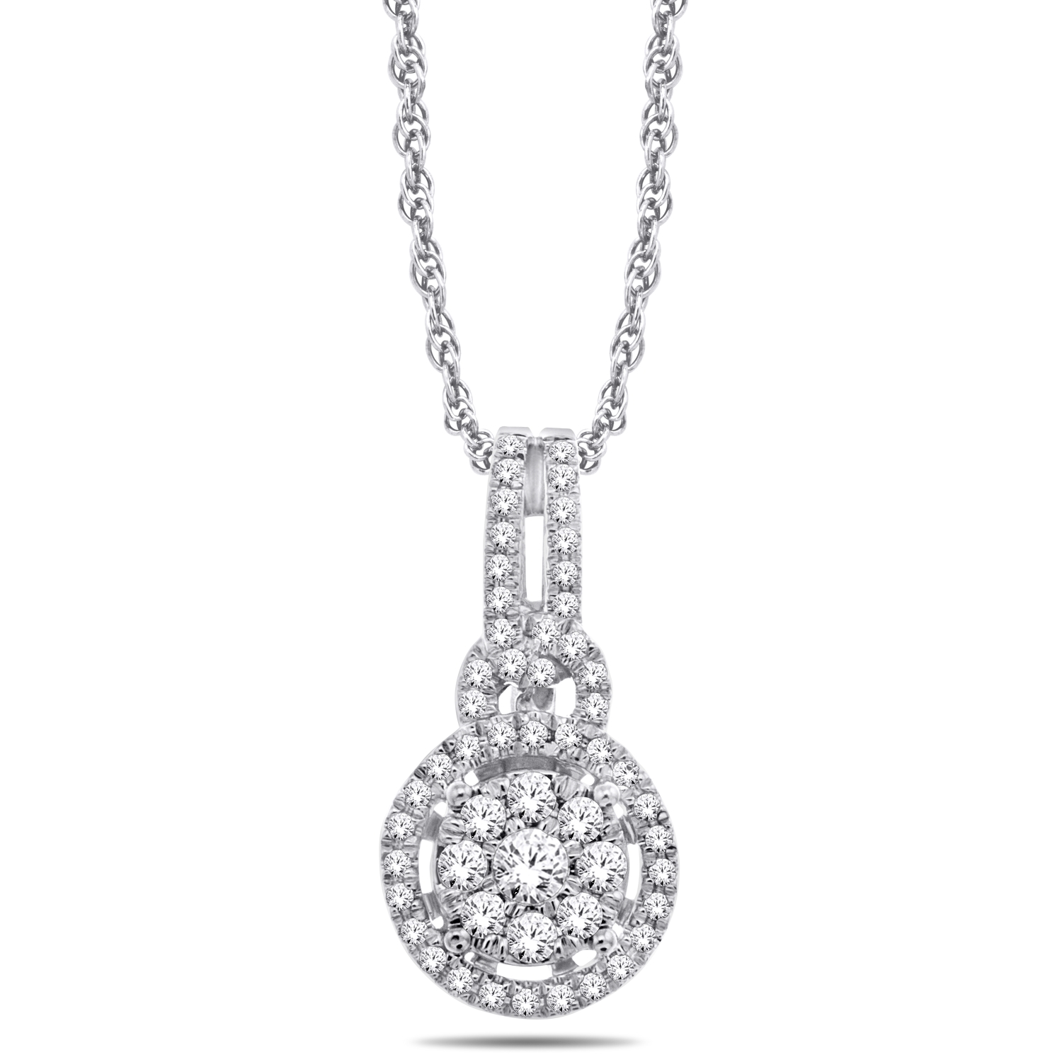 UDP0090-1.jpg 10KTGOLD 0.25CTW PENDANT(SET) - Image 1