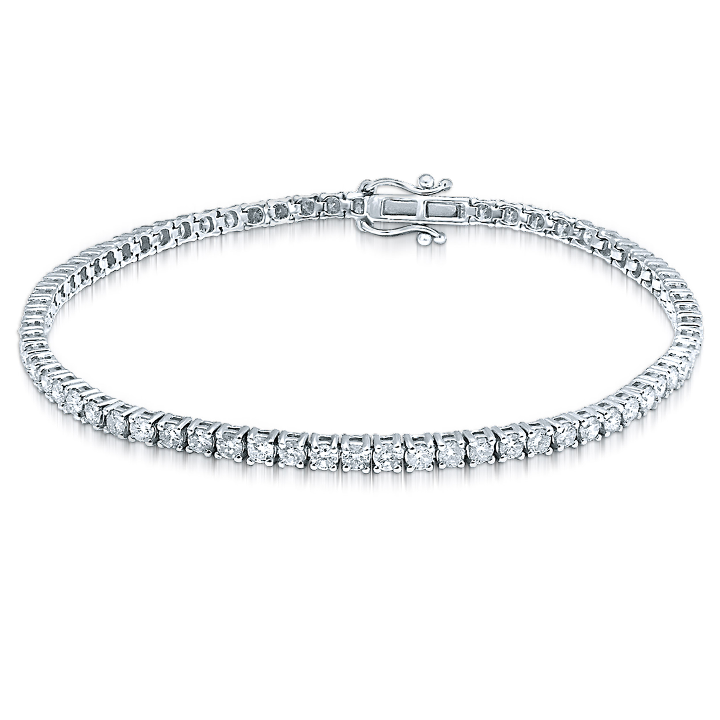 tennis-3.jpg 14K 7.00CT Diamond Tennis Bracelet - Image 1