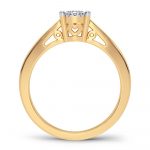 14K 0.10CT Diamond Ring - Image 3