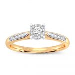 14K 0.15CT Diamond Ring