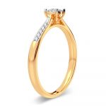 14K 0.15CT Diamond Ring - Image 2