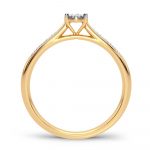 14K 0.15CT Diamond Ring - Image 3