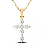 14K 0.25CT Diamond Pendant