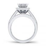 14K 1.50CT Diamond Bridal Ring - Image 3
