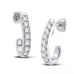 14K 0.27CT Diamond Earring - Image 2