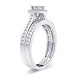 10K 0.42CT Diamond Bridal Ring - Image 2