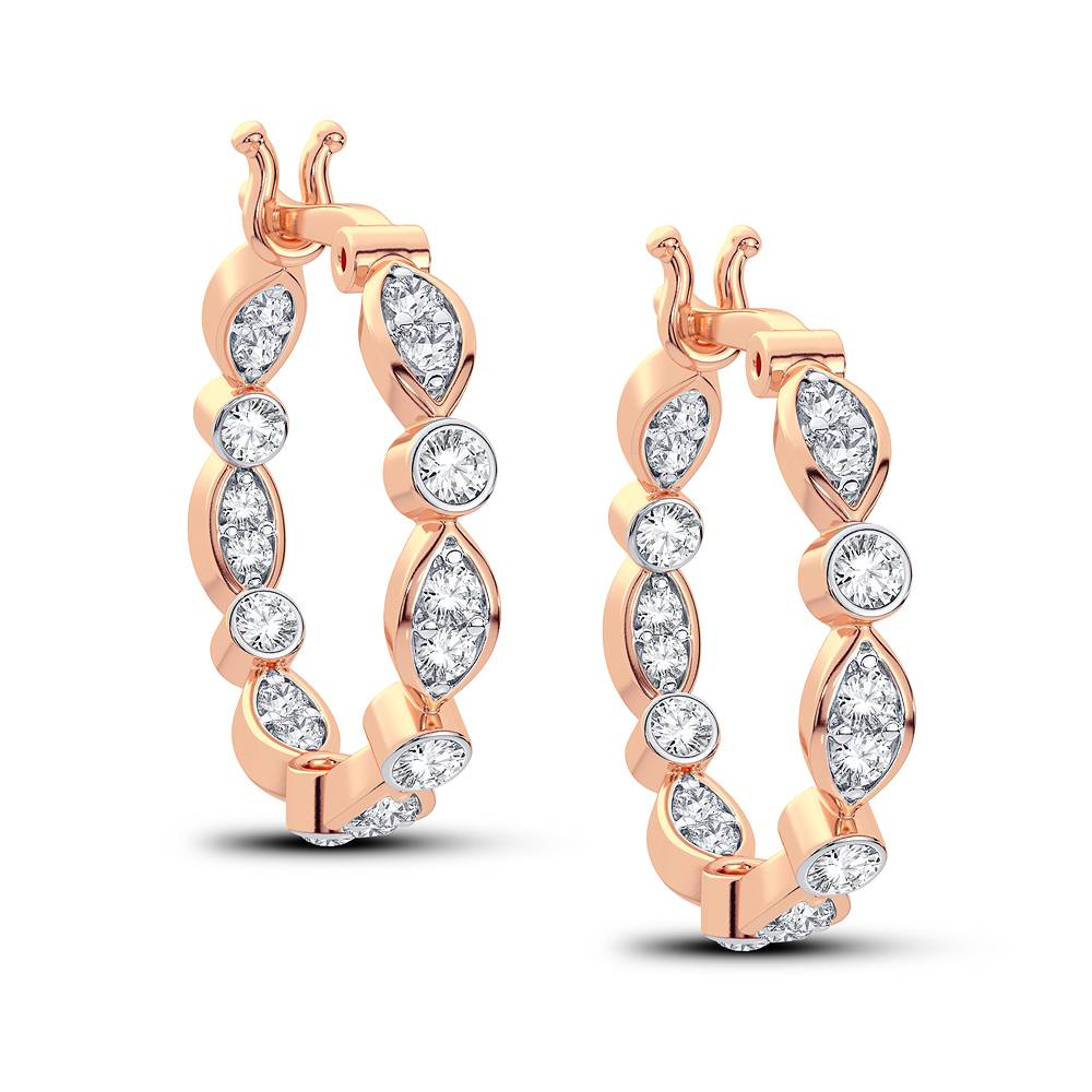 52179_1.jpg 14K 0.50CT Diamond Earring - Image 1