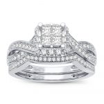 10K 0.61CT Diamond Bridal Ring