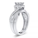 10K 0.61CT Diamond Bridal Ring - Image 2
