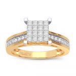10K 0.42CT Diamond Bridal Ring