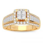 10K 0.93CT Diamond Ring