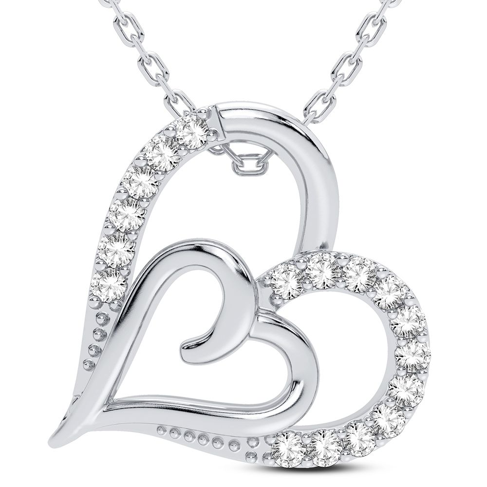 47209_1.jpg 14K 0.11CT Diamond Pendant - Image 1