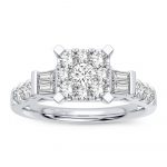 10K 0.78CT Diamond Ring